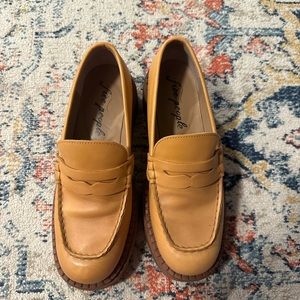 Free People Lyra Lug Platform Sole Loafer